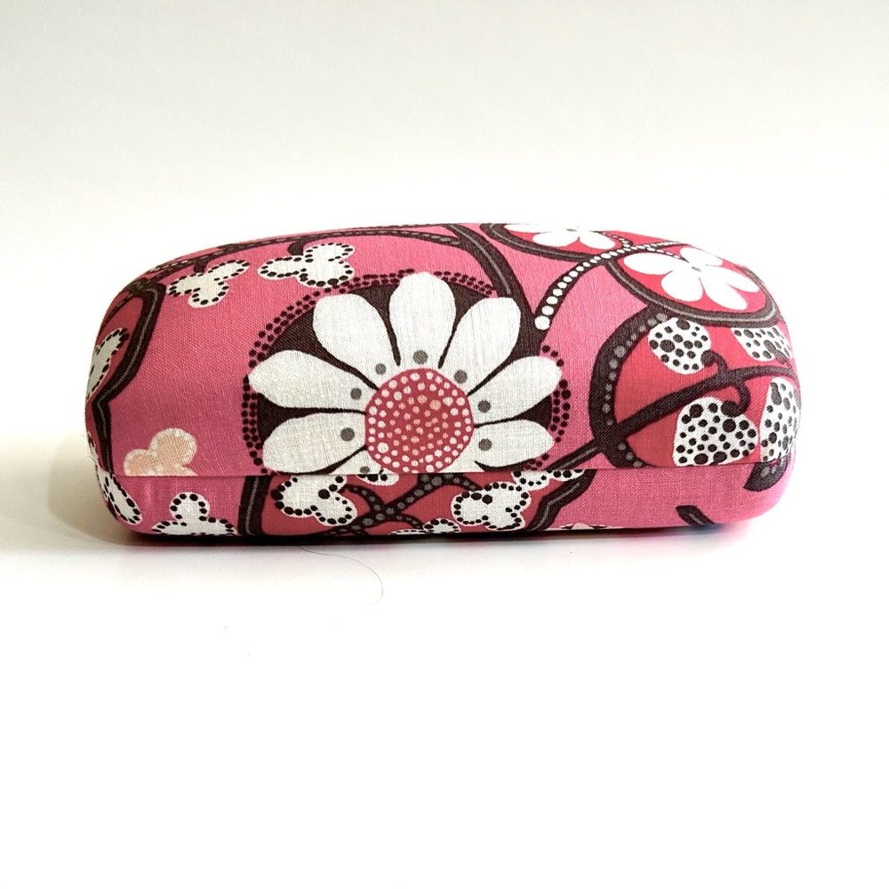 Vera Bradley Floral Pink Sunglasses Case, Like New - Picture 2 of 6
